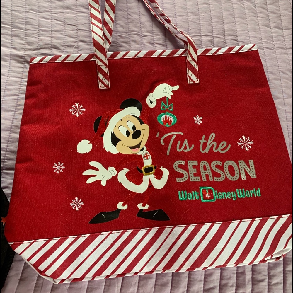 Disney Christmas tote bag large